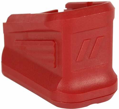 ZEV +5 BASEPAD For Glock 17 Magazine Red